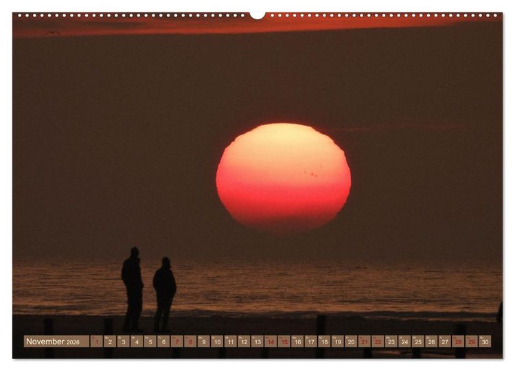 Produktbild: Sonne, Sand und Meer. Farben der K&uuml;ste (Wandkalender 2026 DIN A2 quer), CALVENDO Monatskalender