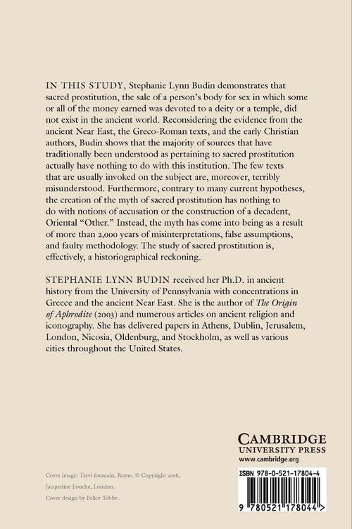 Produktbild: The Myth of Sacred Prostitution in Antiquity