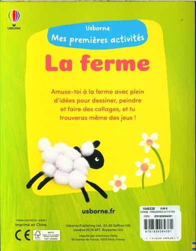 Produktbild: La ferme : mes premi&egrave;res activit&eacute;s : d&egrave;s 3 ans