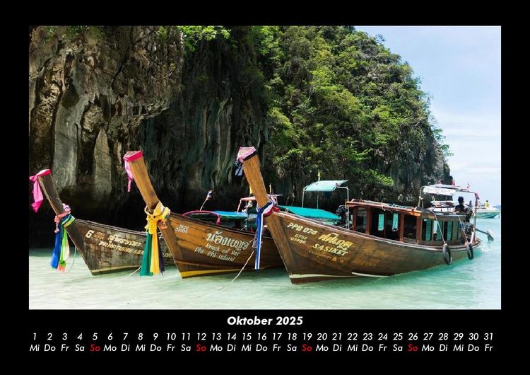 Produktbild: Boote 2025 Fotokalender DIN A3