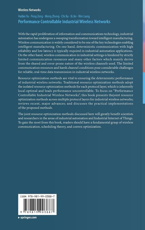 Produktbild: Performance Controllable Industrial Wireless Networks