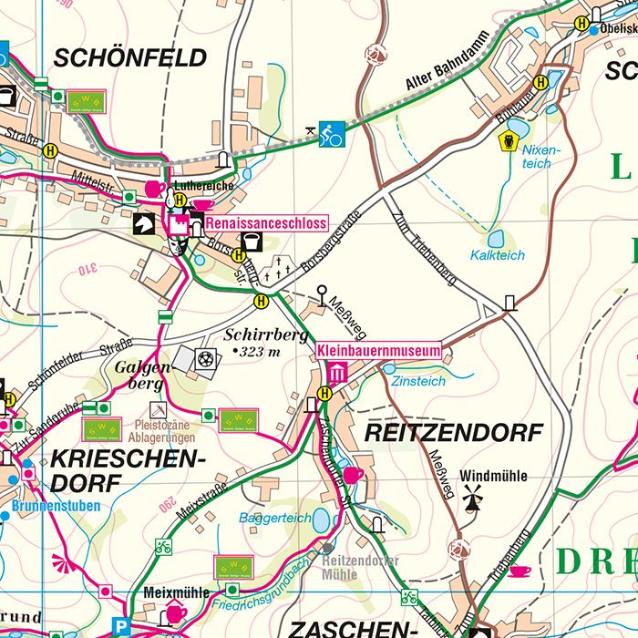 Produktbild: Sch&ouml;nfelder Hochland zwischen Dresden und Stolpen