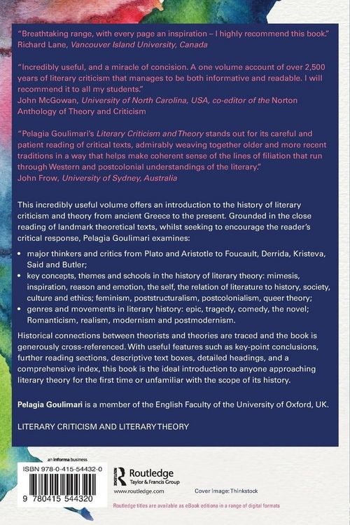 Produktbild: Literary Criticism and Theory