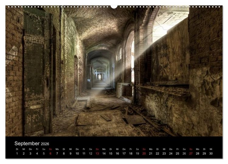 Produktbild: Lost Places - Verlassene Orte (hochwertiger Premium Wandkalender 2026 DIN A2 quer), Kunstdruck in Hochglanz