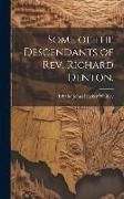 Produktbild: Some of the Descendants of Rev. Richard Denton.