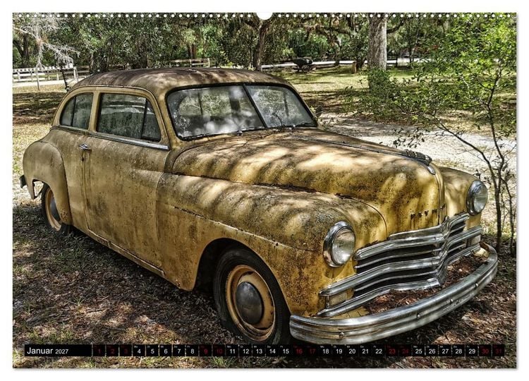 Produktbild: Florida Junk Cars (hochwertiger Premium Wandkalender 2027 DIN A2 quer), Kunstdruck in Hochglanz
