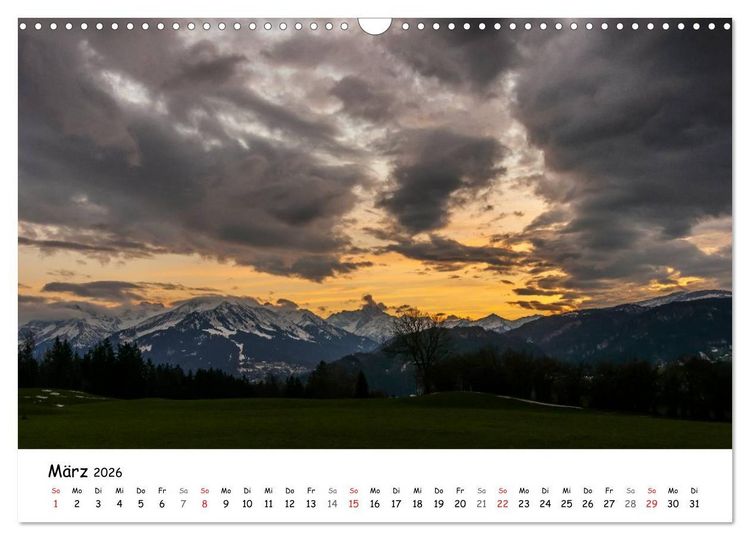 Produktbild: Unterwegs im Allg&auml;u (Wandkalender 2026 DIN A3 quer), CALVENDO Monatskalender