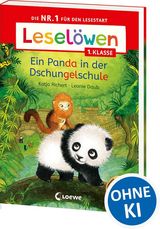 Produktbild: Lesel&ouml;wen 1. Klasse - Ein Panda in der Dschungelschule