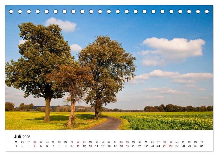 Produktbild: Stimmungsvoller Niederrhein (Tischkalender 2026 DIN A5 quer), CALVENDO Monatskalender