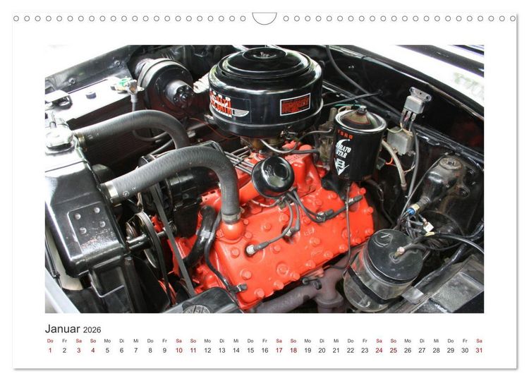 Produktbild: Ford Flathead V8 Motoren (Wandkalender 2026 DIN A3 quer), CALVENDO Monatskalender