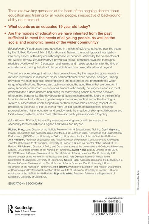 Produktbild: Education for All