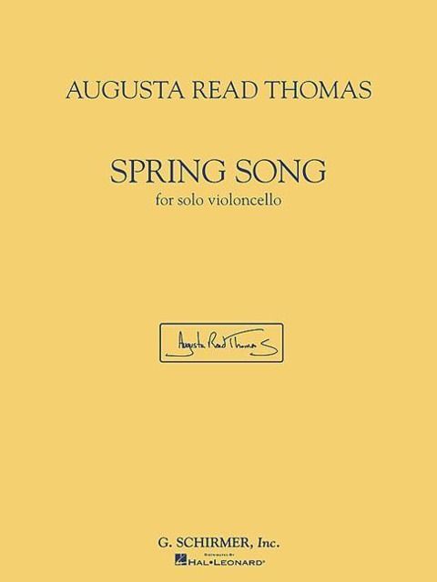 Produktbild: Spring Song: For Solo Violoncello