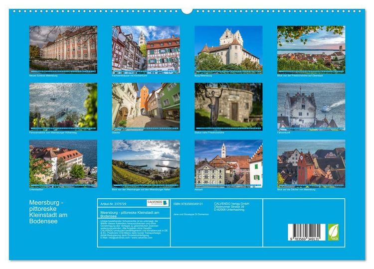 Produktbild: Meersburg - pittoreske Kleinstadt am Bodensee (hochwertiger Premium Wandkalender 2027 DIN A2 quer), Kunstdruck in Hochglanz