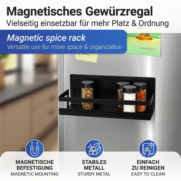 Magnetisches Gewürzregal Mod. Ima , aus pulverbeschichtetem Metall kaufen