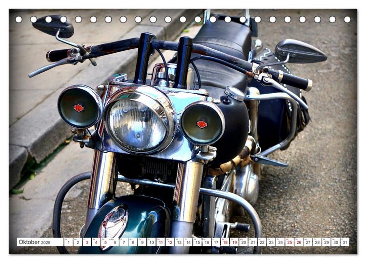 Produktbild: Harley-Davidson - Eine Kultmarke in Kuba (Tischkalender 2025 DIN A5 quer), CALVENDO Monatskalender