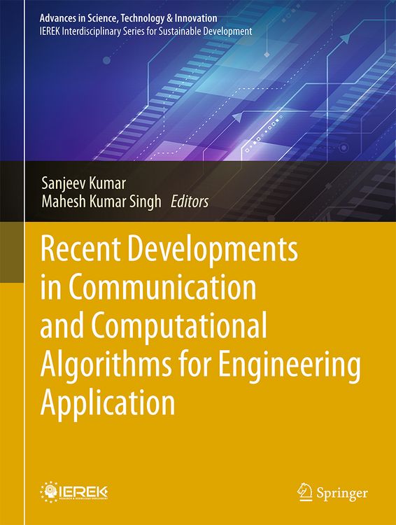 Produktbild: Recent Developments in Communication and Computational Algorithms for Engineering Application