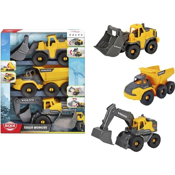 Produktbild: Dickie Toys Volvo Volvo Tough Work Force Fertigmodell Baufahrzeug Modell