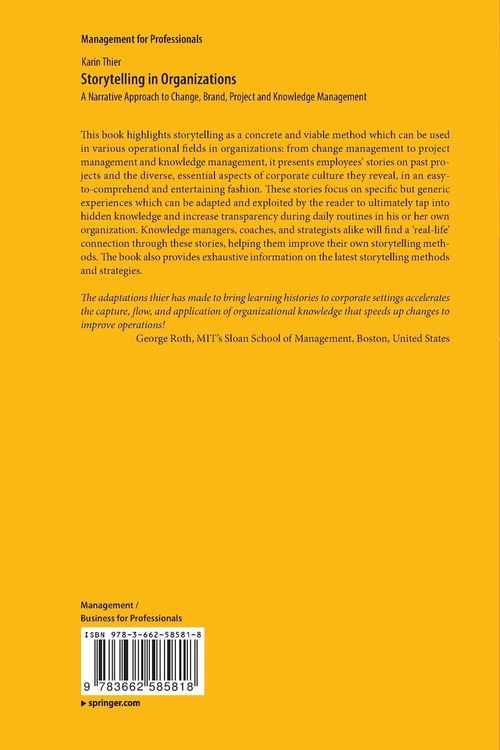 Produktbild: Storytelling in Organizations