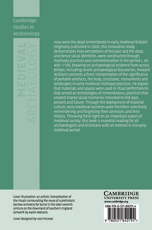 Produktbild: Death Memory Early Med Britain