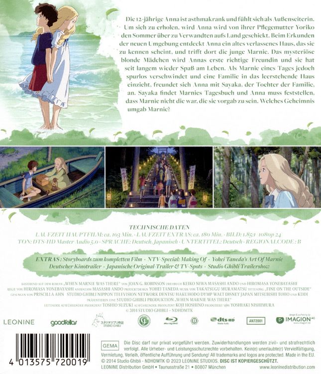 Produktbild: Erinnerungen an Marnie - White Edition