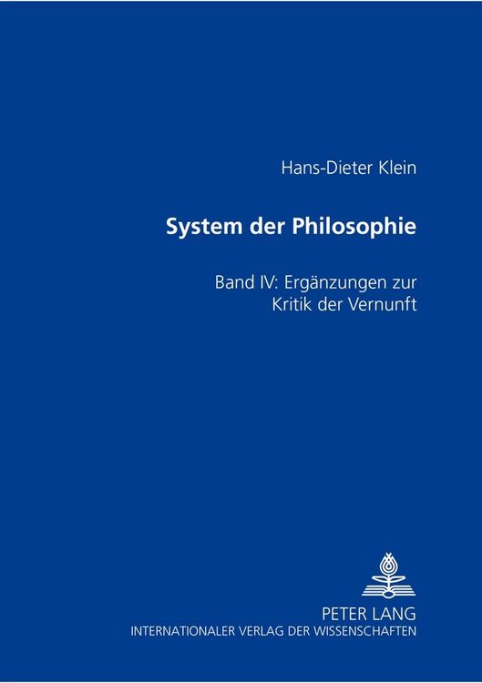 Produktbild: System der Philosophie