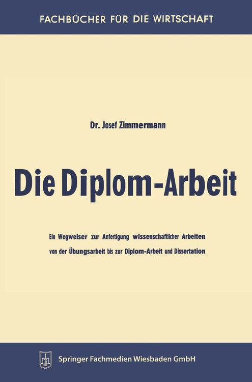 Produktbild: Die Diplom-Arbeit