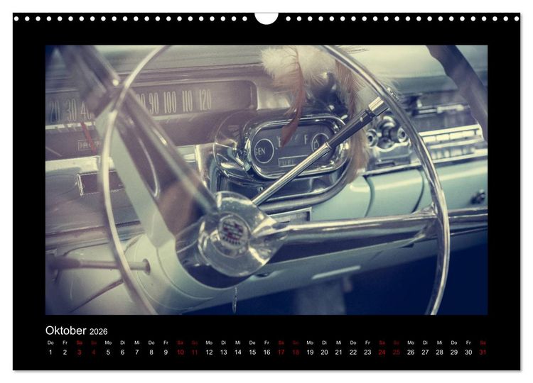 Produktbild: Retro Cars (Wandkalender 2026 DIN A3 quer), CALVENDO Monatskalender