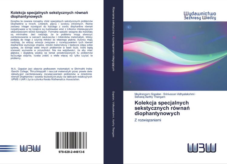 Produktbild: Kolekcja specjalnych sekstycznych r&oacute;wna&iquest; diophantynowych