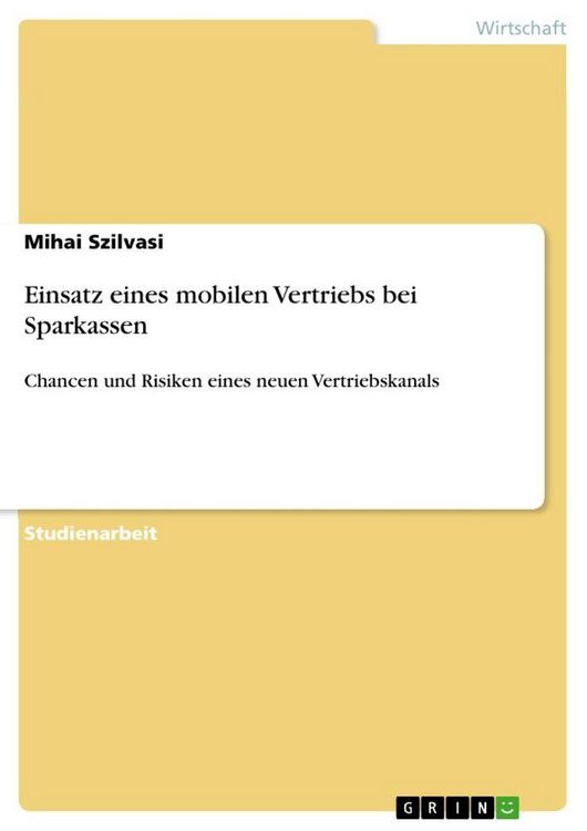 Produktbild: Einsatz eines mobilen Vertriebs bei Sparkassen
