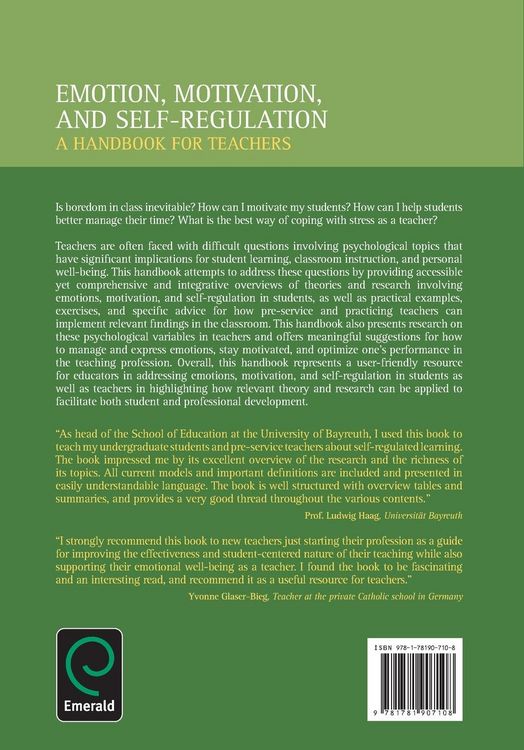 Produktbild: Emotion, Motivation, and Self-Regulation