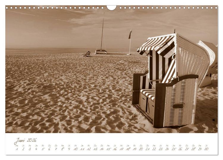 Produktbild: Ostsee-Nostalgie (Wandkalender 2026 DIN A3 quer), CALVENDO Monatskalender
