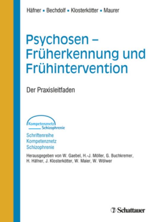 Produktbild: Psychosen - Fr&uuml;herkennung und Fr&uuml;hintervention
