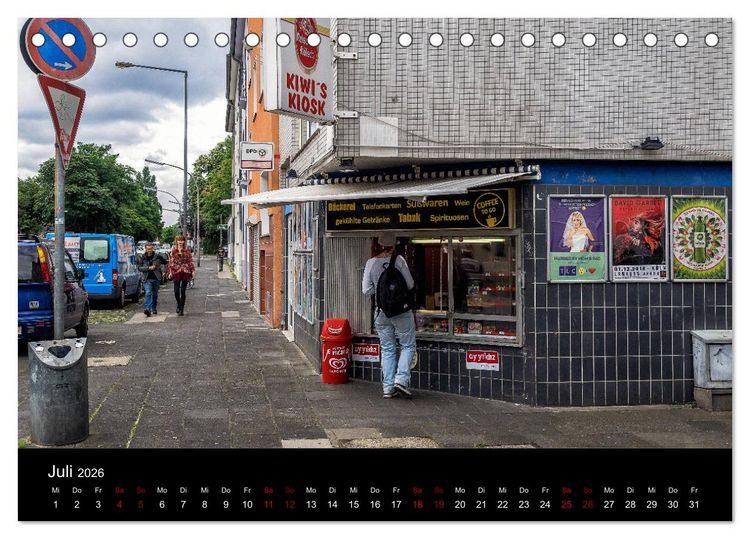 Produktbild: K&ouml;lsche Veedelskultur. B&uuml;dchen, Kioske und Trinkhallen. (Tischkalender 2026 DIN A5 quer), CALVENDO Monatskalender
