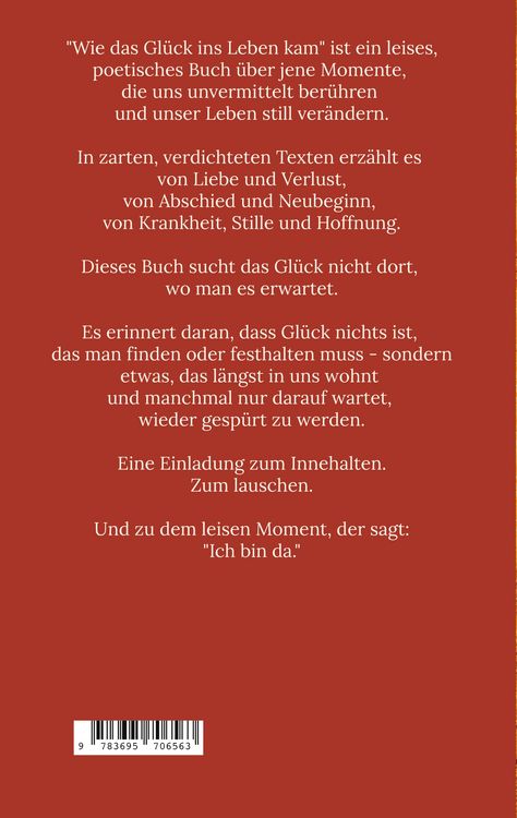 Produktbild: Wie das Gl&uuml;ck ins Leben kam