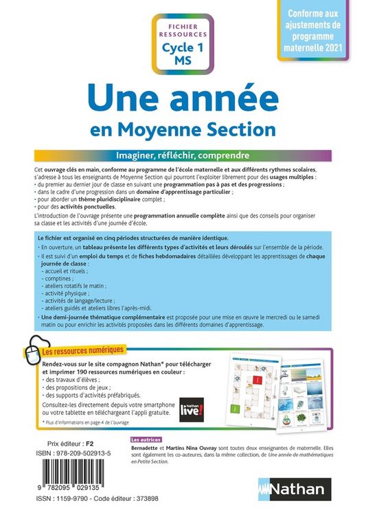 Produktbild: Une ann&eacute;e en moyenne section, cycle 1, MS