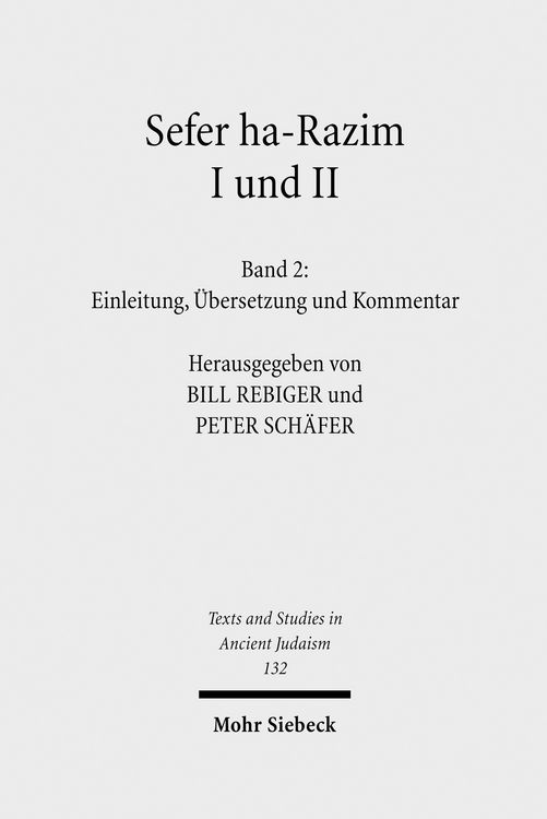 Produktbild: Sefer ha-Razim I und II - Das Buch der Geheimnisse I und II