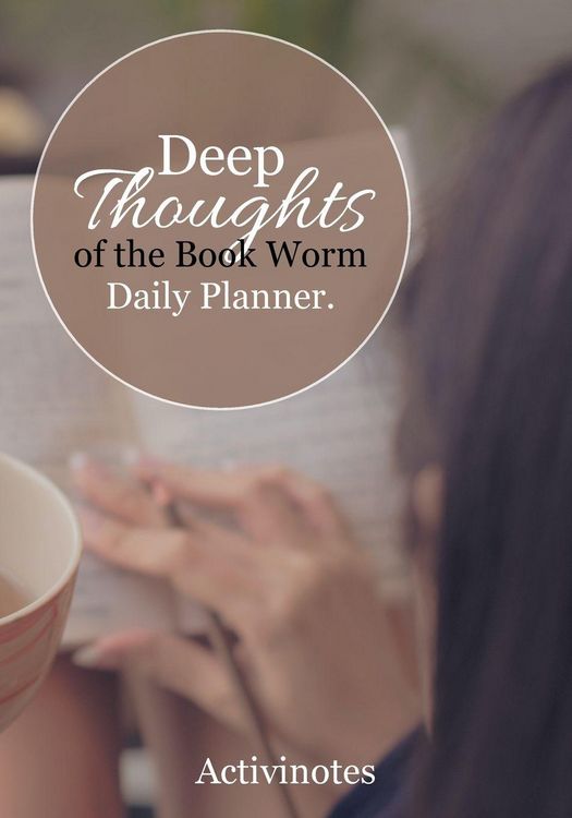 Produktbild: Deep Thoughts of the Book Worm Daily Planner