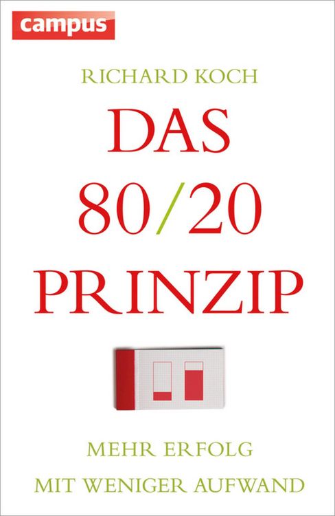 Produktbild: Das 80/20-Prinzip