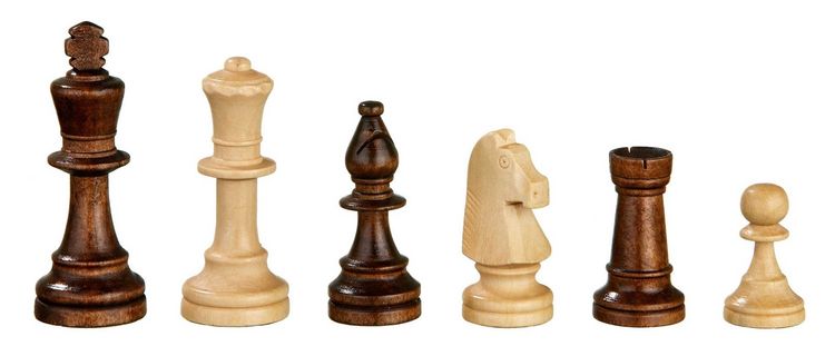 Produktbild: Schach Backgammon Dame Set, Feld 50 mm, Magnetverschluss