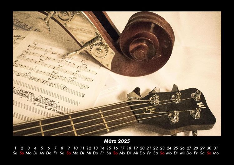 Produktbild: Musik 2025 Fotokalender DIN A3