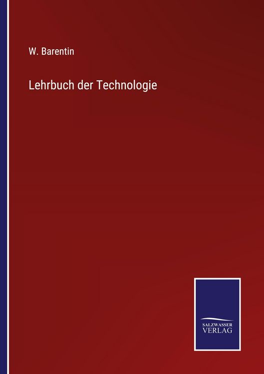 Produktbild: Lehrbuch der Technologie