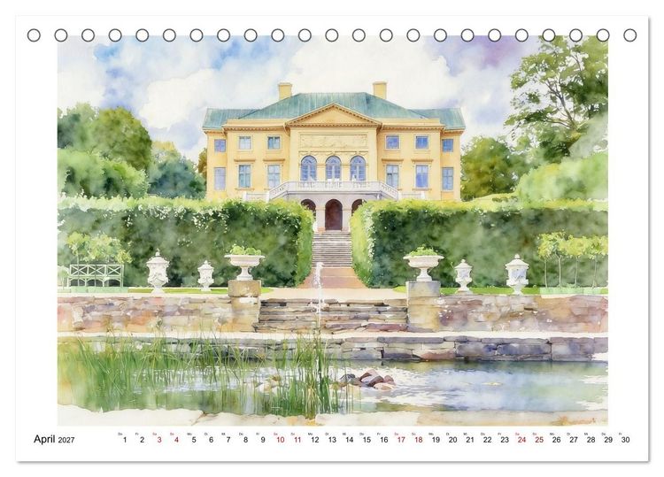Produktbild: Schweden - Weites Land (Tischkalender 2027 DIN A5 quer), CALVENDO Monatskalender