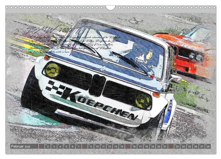 Produktbild: Rennsport am Limit (Wandkalender 2026 DIN A3 quer), CALVENDO Monatskalender