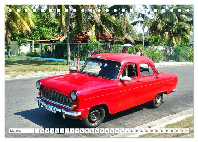 Produktbild: FORD CONSUL - Ein britischer Klassiker in Kuba (Tischkalender 2026 DIN A5 quer), CALVENDO Monatskalender