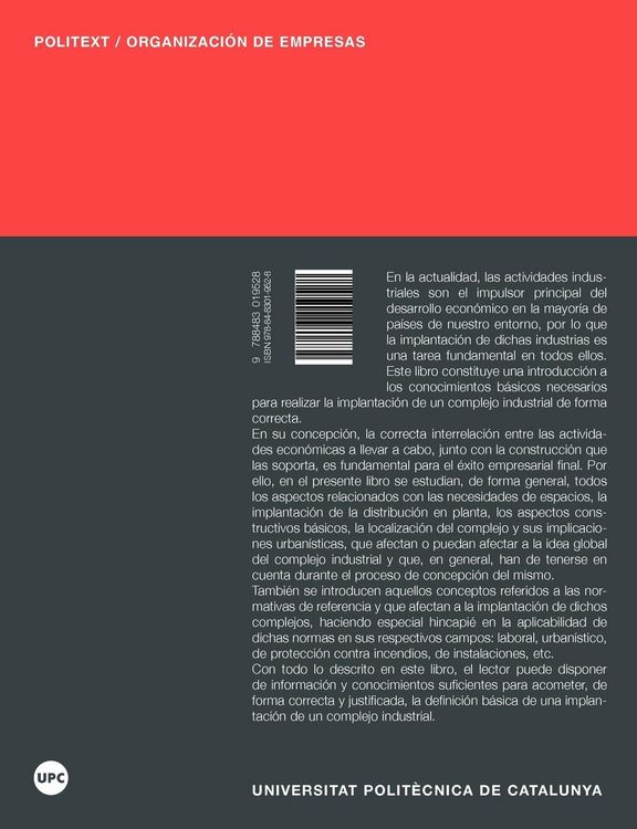 Produktbild: Diseno de Complejos Industriales. Fundamentos