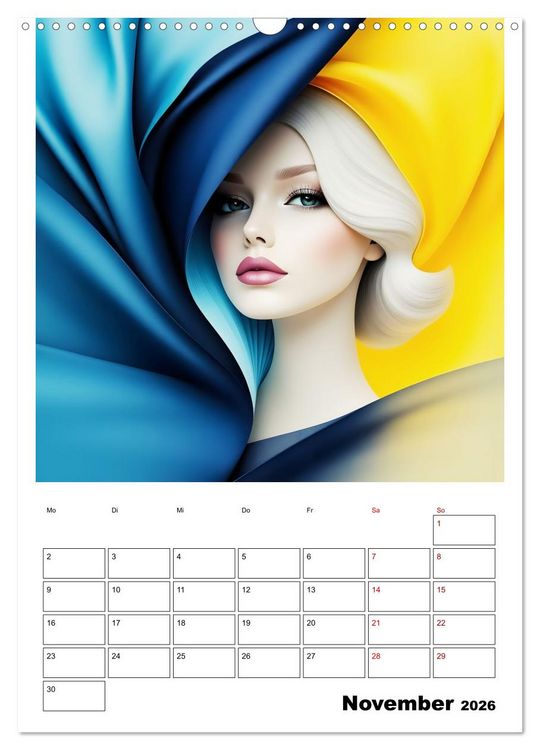 Produktbild: Hinrei&szlig;ende Portraits (Wandkalender 2026 DIN A3 hoch), CALVENDO Monatskalender