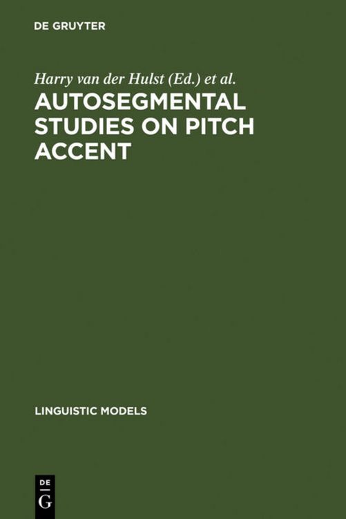 Produktbild: Autosegmental Studies on Pitch Accent