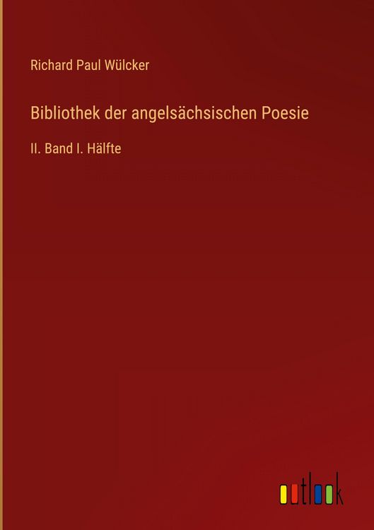 Produktbild: Bibliothek der angels&auml;chsischen Poesie