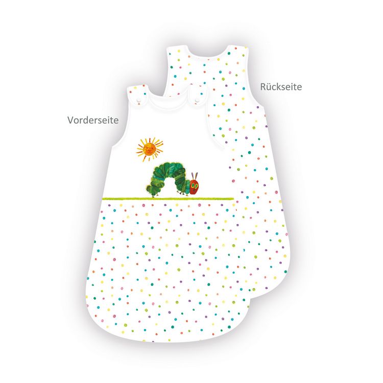 Produktbild: Raupe Nimmersatt 3360611235 - Baby-Schlafsack, 70x45 cm, Bezug: 100% Baumwolle F&uuml;llung: 100%Polyester