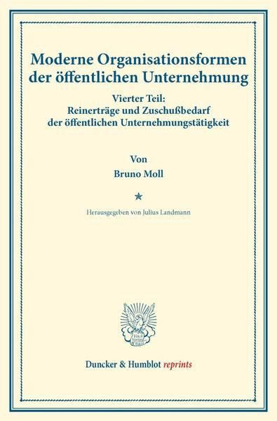 Produktbild: Moderne Organisationsformen der &ouml;ffentlichen Unternehmung.